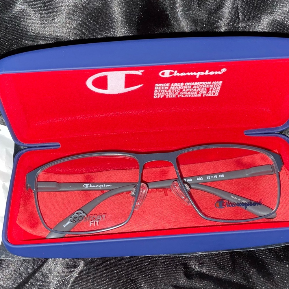 Champion Gray Stylish Eyewear Glasses